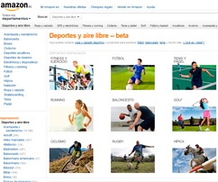 Amazon abre en España tienda de deporte 