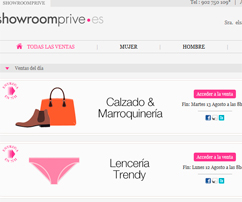 Showroomprive aumenta su facturación un 50%